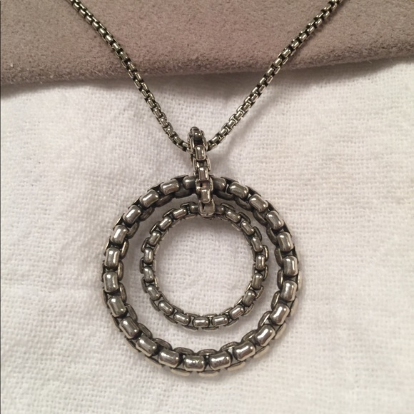 David Yurman Circle Necklace - Picture 1 of 3